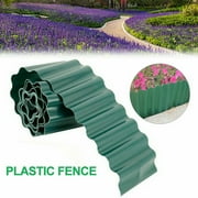 SPRING PARK 10/15/20cm Garden Plastic Fence Edging, Garden Decorative Edging Fence, Faux Brick Landscape Fencing for Patios Gardens Landscape Walkways